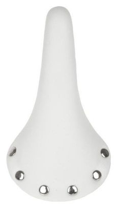 M-Wave Selle De Vélo Fixie/Race - Blanc