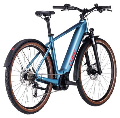 Cube Nuride Hybrid Performance 625 Allroad Bicicleta eléctrica híbrida Shimano Alivio 9S 625 Wh 29'' Metal Azul 2023