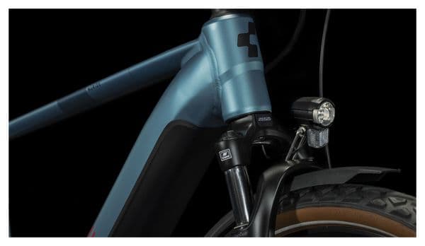 Cube Nuride Hybrid Performance 625 Allroad Elektro-Hybrid-Fahrrad Shimano Alivio 9S 625 Wh 29'' Metall Blau 2023