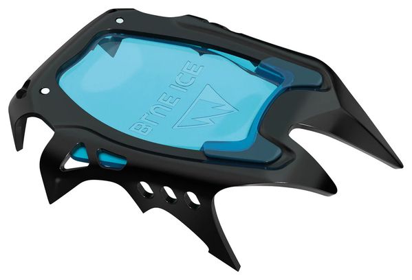 Steel front parts of Harfang Mono Blue Ice Black cleats