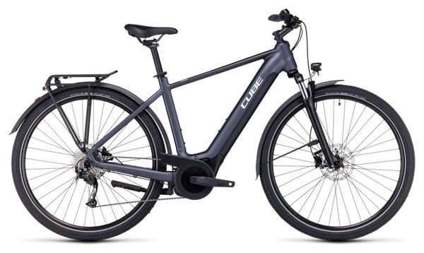 Cube Touring Hybrid One 625 Elektrische Hybride Fiets Shimano Alivio 9S 625 Wh 700 mm Grijs 2024