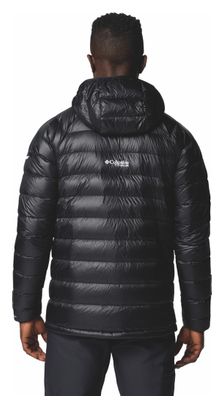 Columbia Arctic Crest Hooded Down Jacket Zwart