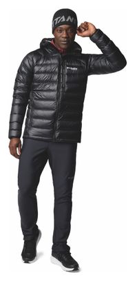 Columbia Arctic Crest Hooded Down Jacket Zwart