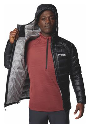 Columbia Arctic Crest Hooded Down Jacket Zwart