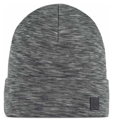 Buff Merino Heavyweight Beanie Fog Gris Mulstripes