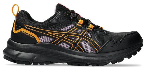 Chaussures Trail Asics Trail Scout 3 Noir/Orange Femme