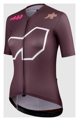 Maillot Manches Courtes Assos Dyora R S11 We are the A Bordeaux Femme