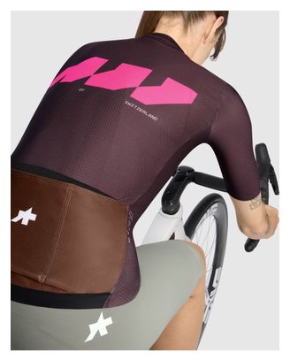 Maillot Manches Courtes Assos Dyora R S11 We are the A Bordeaux Femme