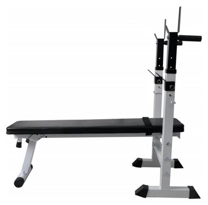 Banc de musculation complet d'entraînement et support de poids jeu d'haltères 60 5 kg 02_0000024