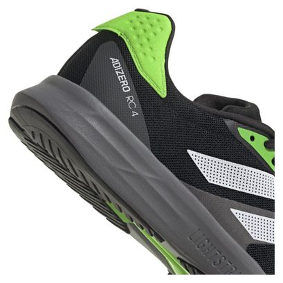 adidas Running adizero RC 4 Black Green Men's Shoe