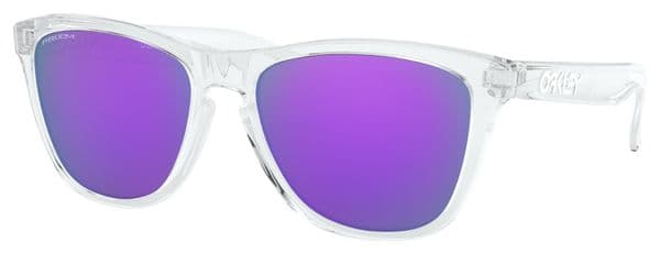 Oakley Frogskins Sonnenbrille / Prizm Violet / Transparent / Ref: OO9013-H755