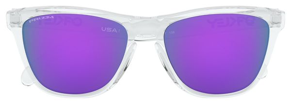 Oakley Frogskins Sunglasses / Prizm Violet / Transparent / Ref: OO9013-H755