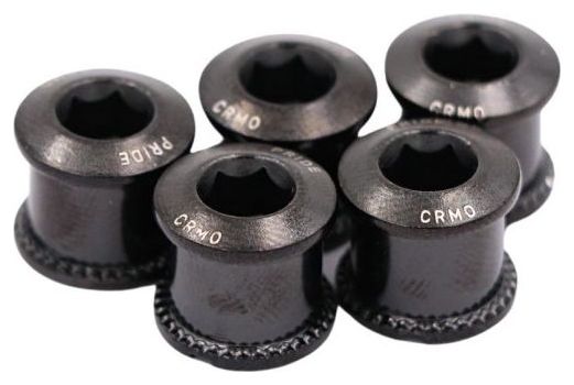 Plato Pride Bolt/Nuts Vortex Chromoly 6.5mm Negro