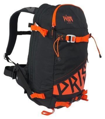 Sac à dos modulable SES Modèle Titane 22L Couleur Black/Orange Fire Base taille L/XL