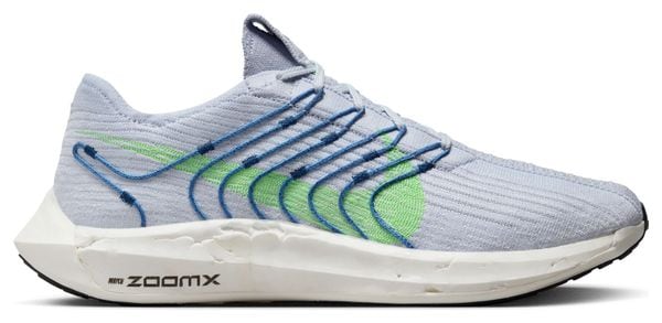 Running Shoes Nike Pegasus Turbo Flyknit Next Nature Gris Bleu Vert