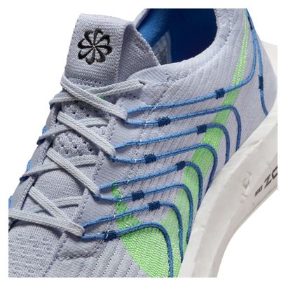 Hardloopschoenen Nike Pegasus Turbo Flyknit Next Nature Gris Bleu Vert