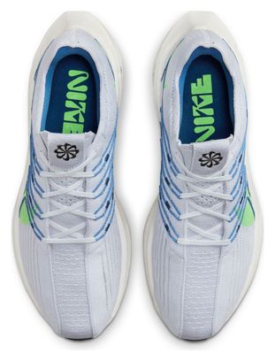 Chaussures de Running Nike Pegasus Turbo Flyknit Next Nature Gris Bleu Vert