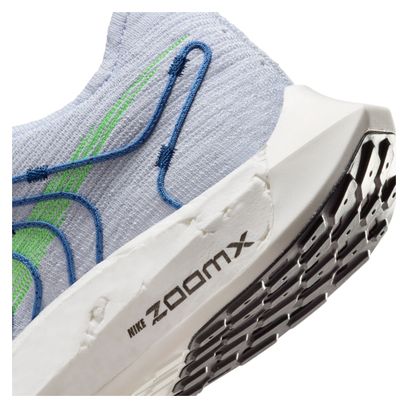 Chaussures de Running Nike Pegasus Turbo Flyknit Next Nature Gris Bleu Vert