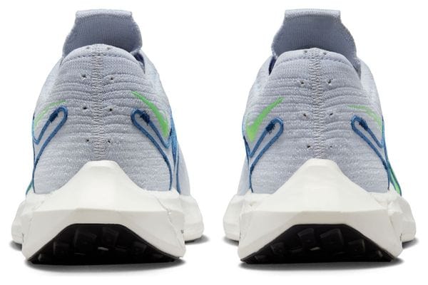 Running Shoes Nike Pegasus Turbo Flyknit Next Nature Gris Bleu Vert