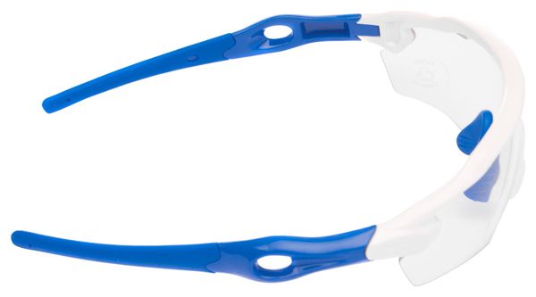 Paar Neatt White Blue Glasses - Clear Lens