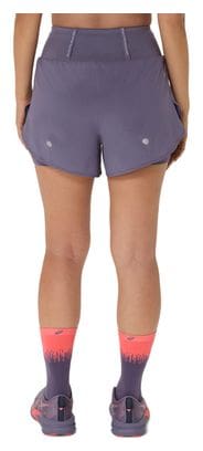 Pantaloncino Asics Road 3.5in Purple da donna 2 in 1