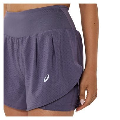 Asics Road 3.5in Violet Women's 2-in-1 Short