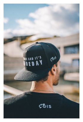 Cappellino Çois 'Thank God it's Rideday' nero