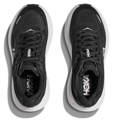 Zapatillas Running Hoka Bondi 9 Large Negro/Blanco, Mujer