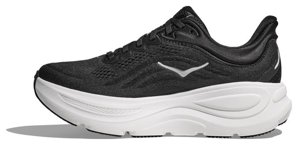 Zapatillas Running Hoka Bondi 9 Large Negro/Blanco, Mujer