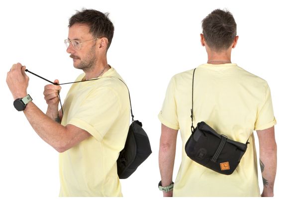 Restrap Rolltop Borsa per taniche 4L Borsa da manubrio Nero