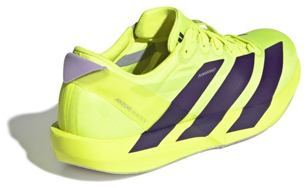 adidas Adizero Adios 9 Yellow/Purple Men's Running Shoes
