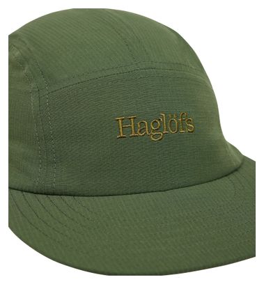 Haglöfs Brand Five-Panel Cap, Green, Unisex 