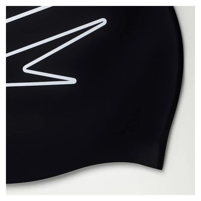 Bonnet de Bain Speedo Printed Silicone Noir/Blanc
