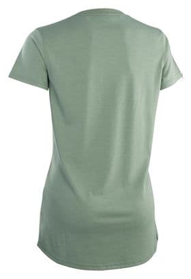 T-shirt Femme ION Bike Logo SS DR Vert