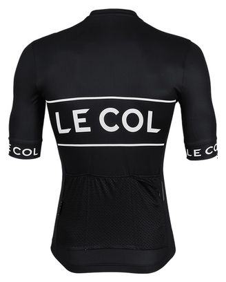 Maillot de manga corta Le Col Sport Logo Negro