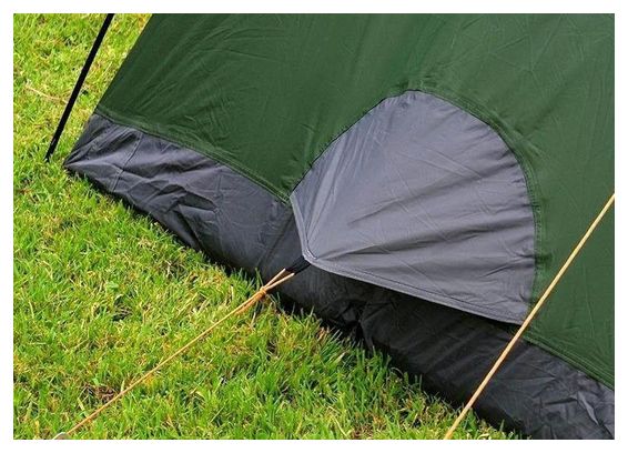 Crua outdoors Duo-tente de randonnée légère - 2 personnes - 3 kg-verte