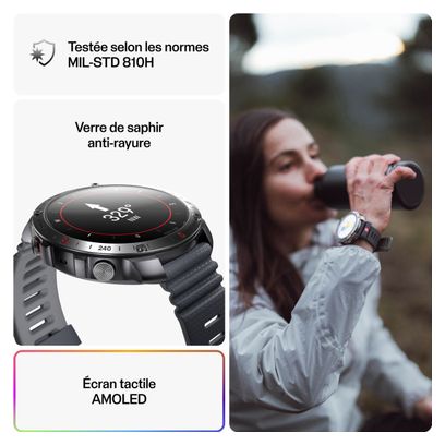 Reloj GPS Polar Grit X2 Pro Gris Piedra
