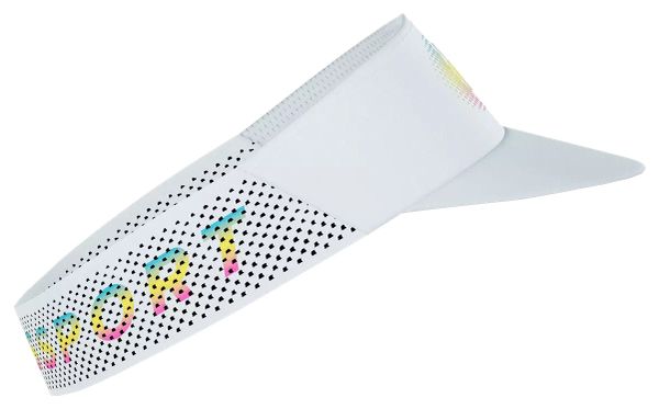 Visiera Compressport Pro Racing Ironman 2026 Bianca