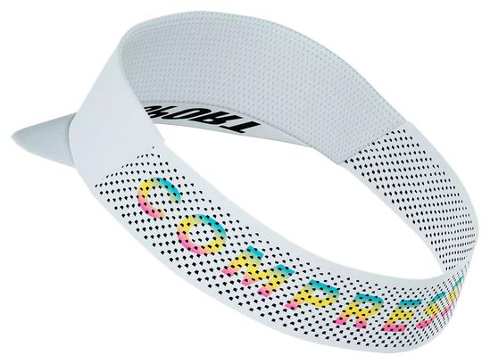 Visiera Compressport Pro Racing Ironman 2026 Bianca