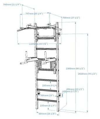 Espalier de gymnastique BenchK 232B