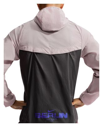 Veste Coupe-Vent Nike Stride Berlin Gris Homme