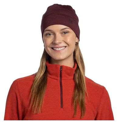 Buff Bonnet Merino Lightweight Beanie SOLID Bordeaux