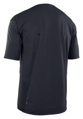 ION Scrub AMP BAT MTB jersey met korte mouwen Zwart Heren
