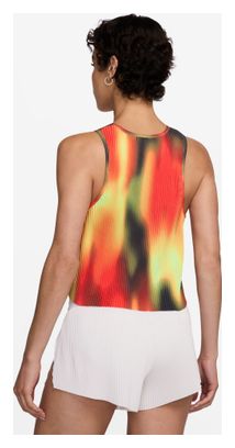 Débardeur Nike Dri-Fit ADV Aeroswift Crop Rouge Jaune Noir Femme