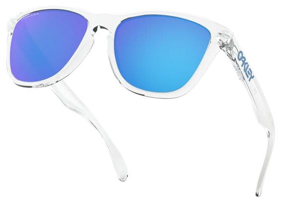 Lunettes Oakley Frogskins / Crystal Clear / Prizm Sapphire / Ref. OO9013-D055