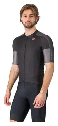 Maillot à Manches Courtes Castelli Entrata 6 Homme Noir Gris