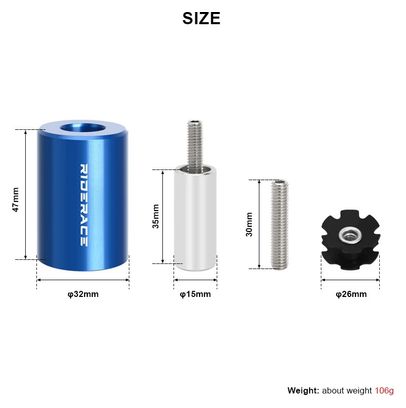 HOUSSE D'ESPACEUR CASQUE De Vélo Pour Fourche 28 6 Mm Avec Renfort En
