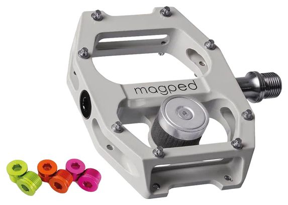 Pair of Magped Ultra2 Magnetic Pedals (150N Magnet) Gray