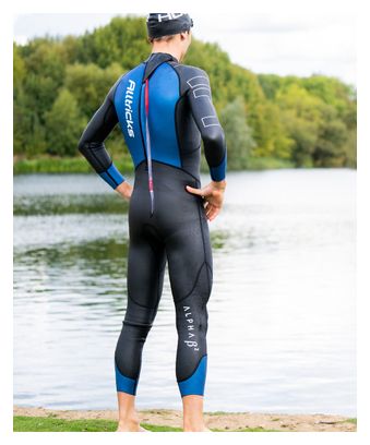 Huub Alpha-Beta x Alltricks Neoprene Wetsuit Black / Blue