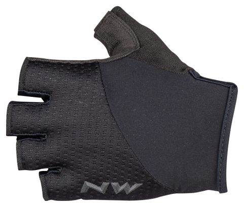 Paar korte handschoenen Northwave Fast Black